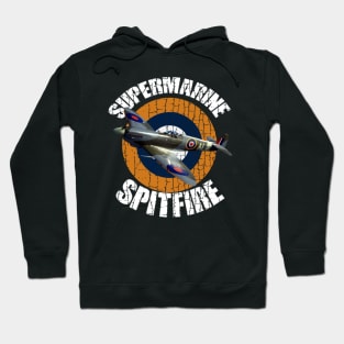 supermarine spitfire raf warbird military ww2 aircraft plane Hoodie